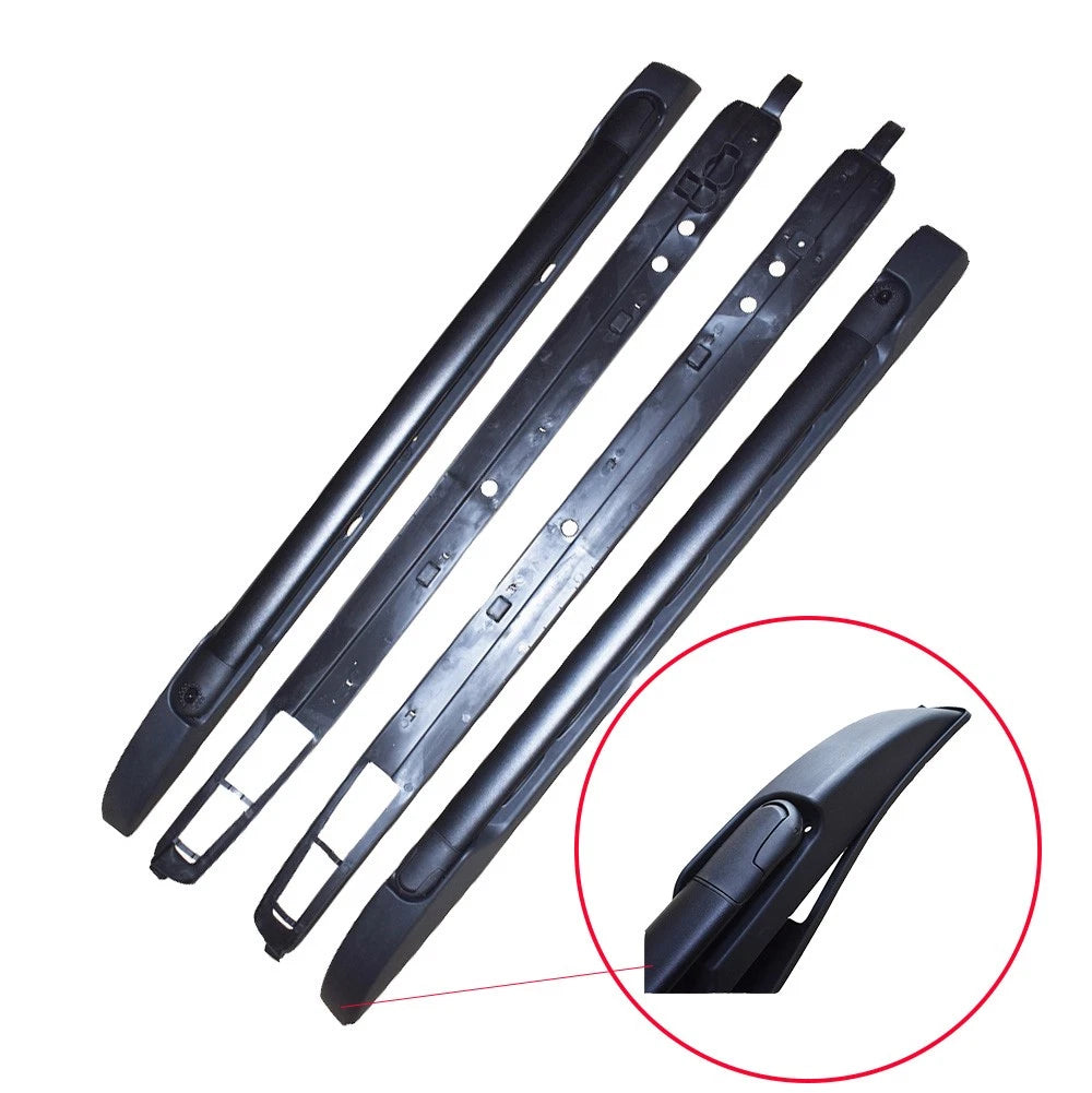 Set of 2 Black Roof Rack Cross Bars for Toyota Tacoma (2005–2019)
