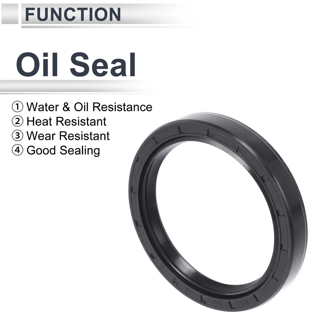 Set of 5 Oil Seal Rotary Shaft Seal NBR Rubber 55x70x10mm