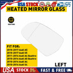 Driver Side Mirror Glass for Audi A3 A4 A5 (2010â2016)