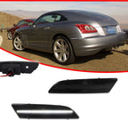 Smoke White LED Rear Side Marker Lights for Chrysler Crossfire (2004–2008)