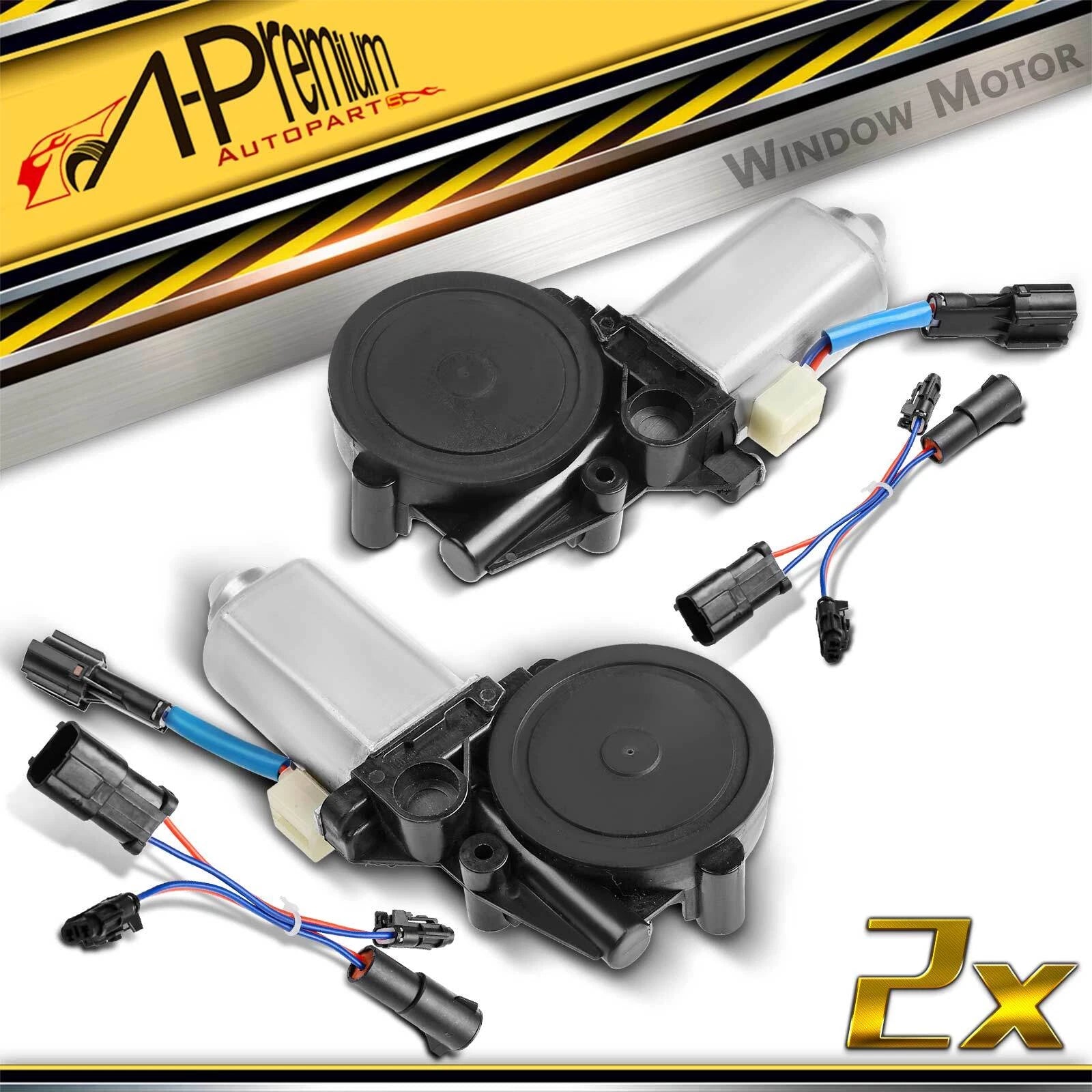 2X Window Motor for Ford F-250 F-350 F-450 Super Duty (1999–2016)