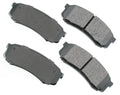 Set of 4 Akebono ProACT Rear Ceramic Brake Pads for GX460 GX470 4Runner FJ Cruiser (2003–2021)