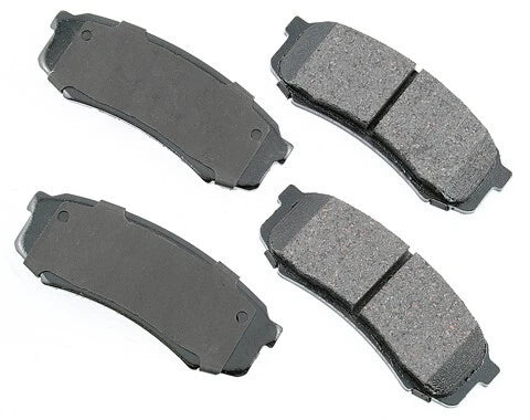 Set of 4 Akebono ProACT Rear Ceramic Brake Pads for GX460 GX470 4Runner FJ Cruiser (2003–2021)