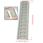Set of 2 Horizontal Galvanized E-Track Tie-Down Rails for Truck Trailers