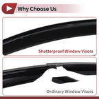 Set of 4 Window Deflectors for Nissan Altima (2007–2012) Black Vent Visor