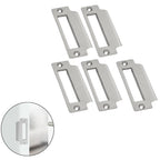 5PCS 64mm Strike Plate for Door Lock Latch (100x30mm Mounting)