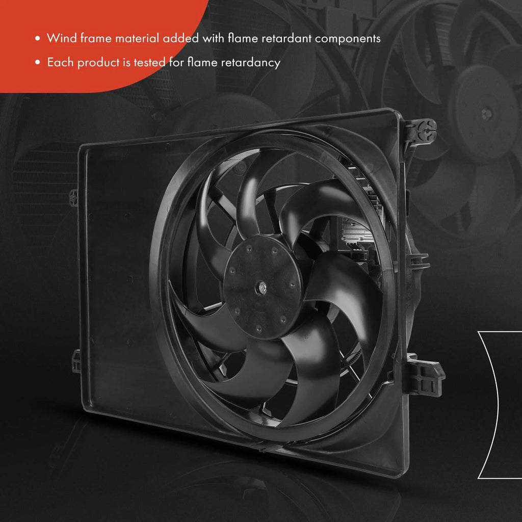 Cooling Fan Assembly with Shroud for Kia Sportage (2017–2022)