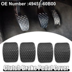 Set of 4 Clutch Brake Pedal Covers for Suzuki Aerio 