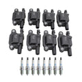 NGK Ignition Coil & 8 Nickel Spark Plugs Kit for GMC Savana 1500 (2003–2023)