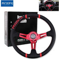 14" Aluminum Red Steering Wheel for Drifting Sport