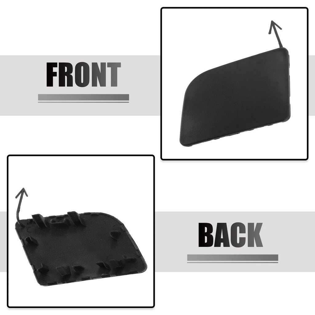Front Left Tow Hook Cover for Nissan Sentra (2016–2019) - Black