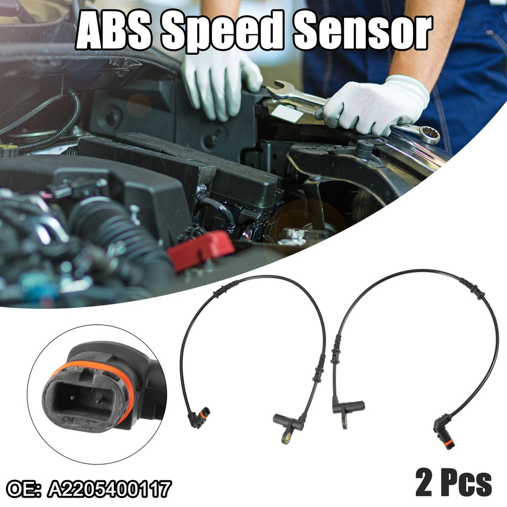 2Pcs ABS Wheel Speed Sensor for Mercedes-Benz CL500 CL600 S500 (2000–2006) No.A2205400117