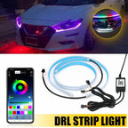 RGB 60CM LED DRL Daytime Running Turn Signal Strip Light for Universal (2010–2023)