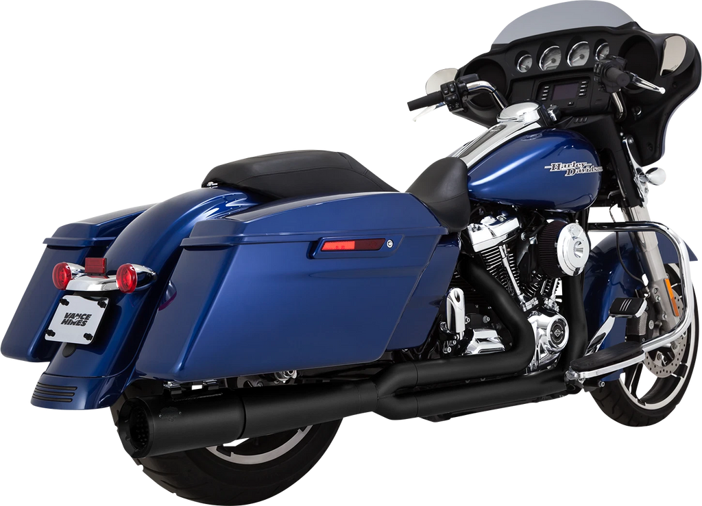 Vance & Hines Pro Pipe Black Exhaust for Harley Touring Road Glide King (2017–2025)
