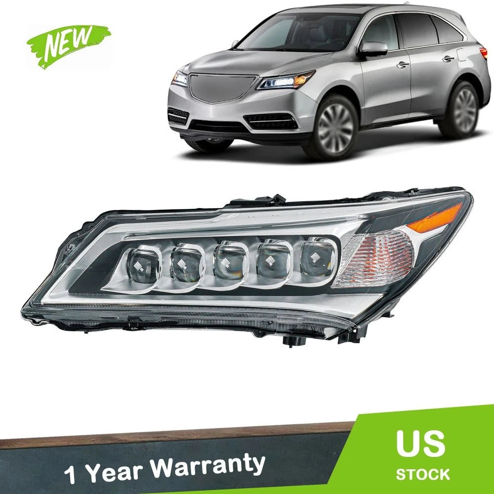 Left Side LED Headlight Assembly for Acura MDX (2014–2016)