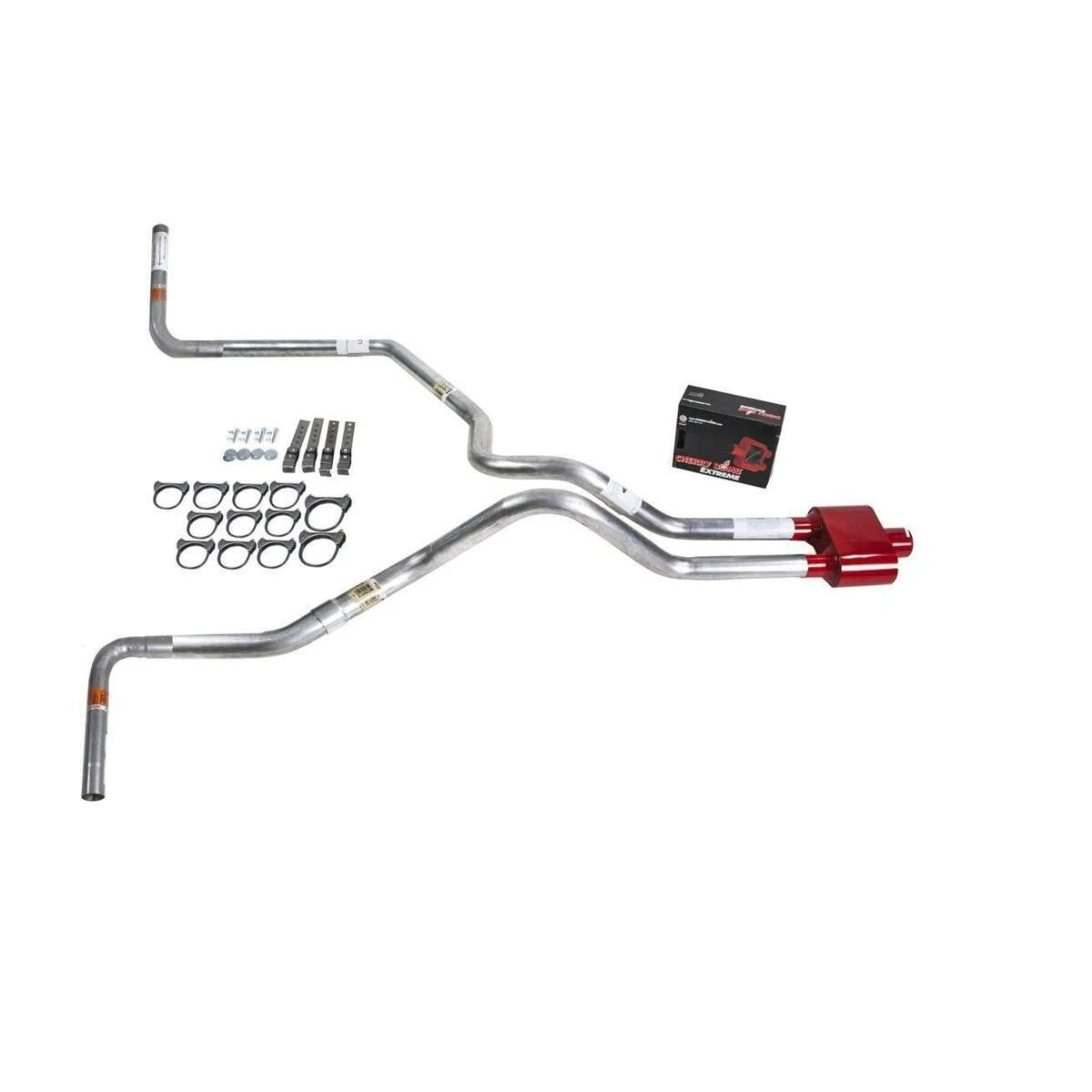 Dual Exhaust Pipe for F150 (2007-2013) - Cherry Bomb Extreme Side Exit