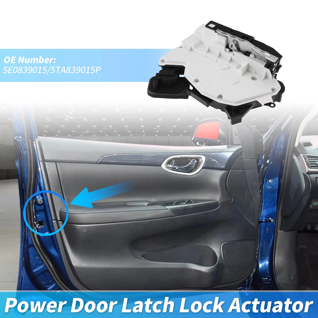 5E0839015 Rear Left Power Door Lock Actuator for Skoda Rapid (2012–2013)