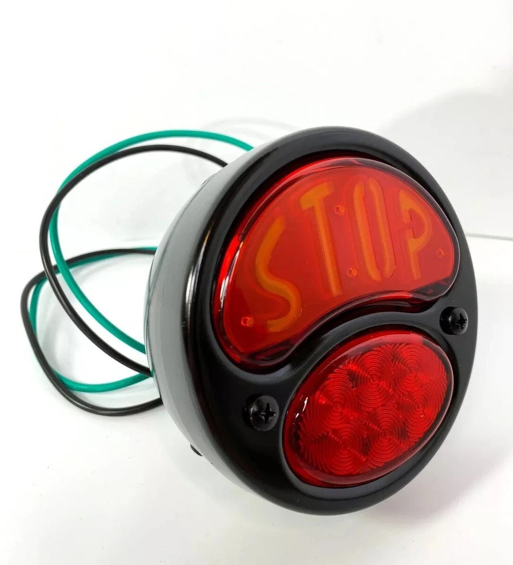 Passenger Side LED Tail Light with Stop Lens for 1928-1931 Ford Model A