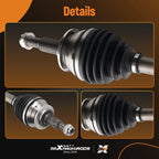 2Pcs Front CV Axle Assembly for Toyota RAV4 V6 3.5L 4WD (2006–2012)