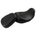 Black Low Profile Driver Seat for Harley Touring (2009–2024) Leather