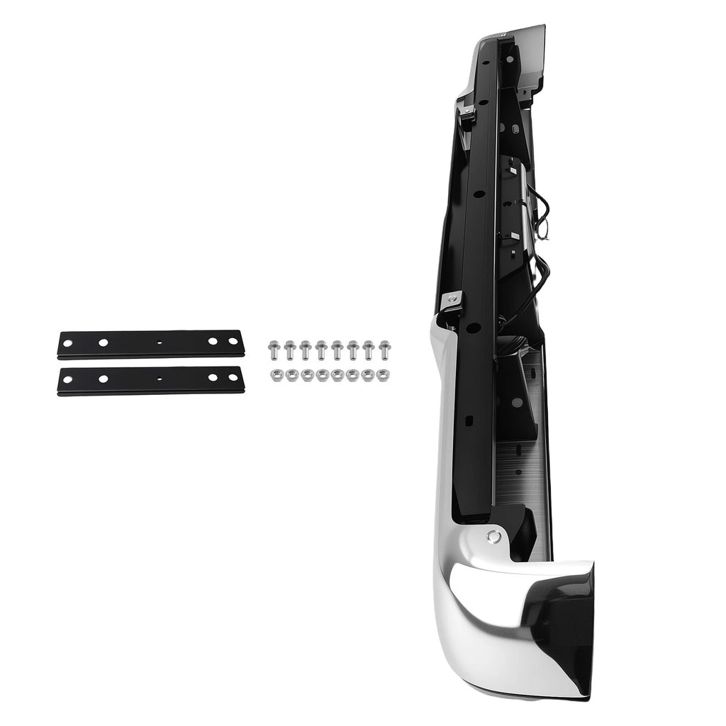 Chrome Rear Step Bumper for Ford Super Duty F-250 F-350 F-450 (2008–2016)