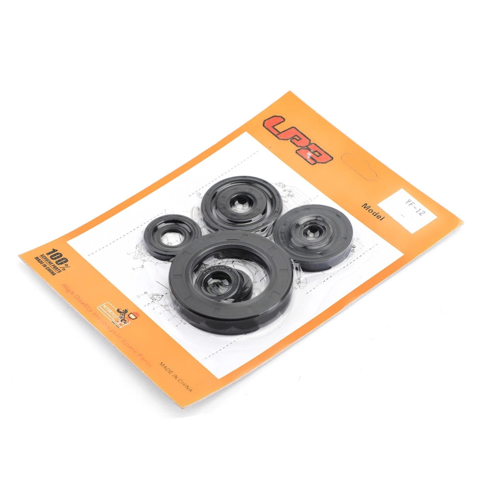 9pcs Engine Oil Seal Kit for Honda CR250R (2002–2004) cr250r cr-250r