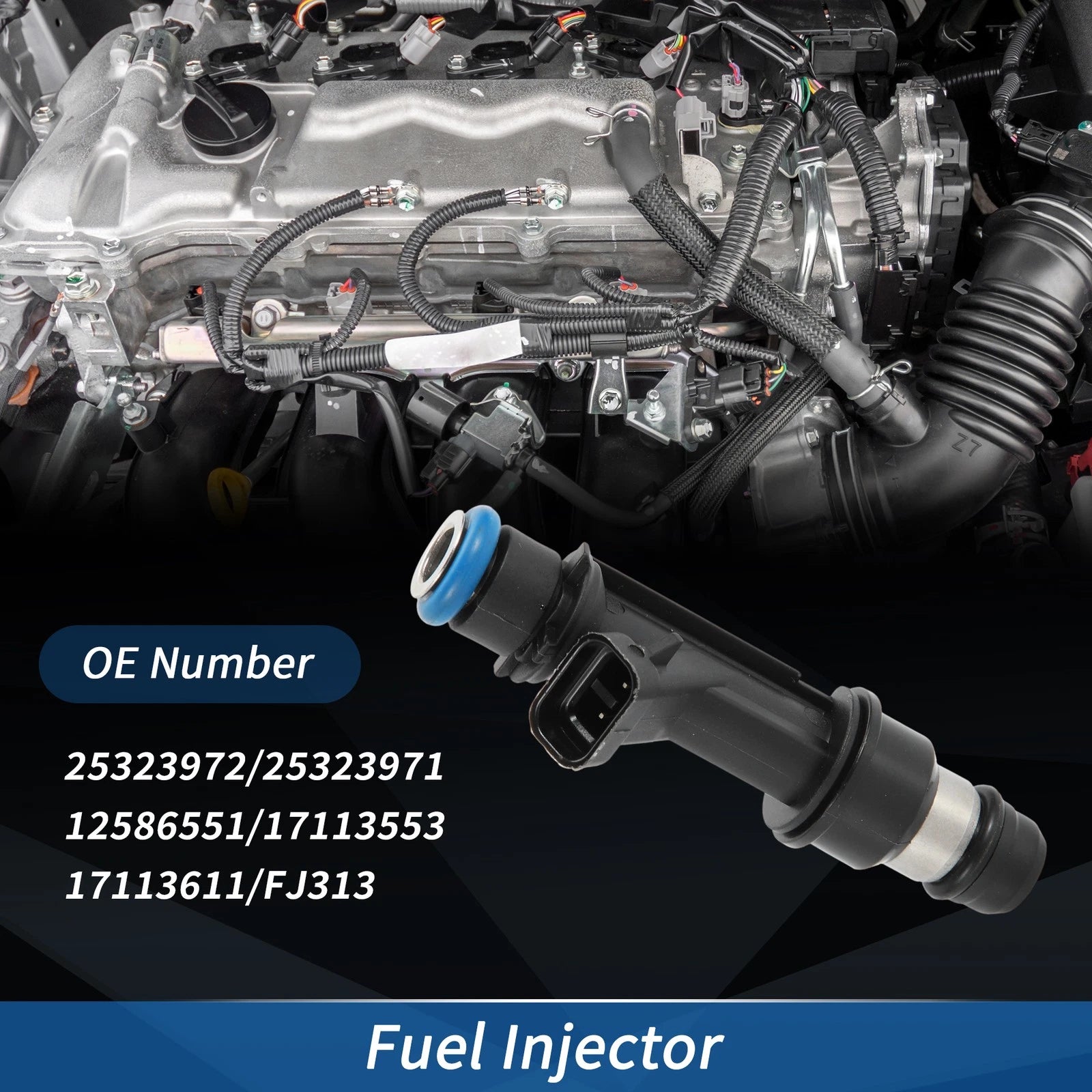 Fuel Injector for Buick LeSabre 3.8L V6 (2001–2005) No.25323972/25323971