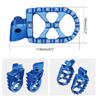 Wide Billet Foot Pegs for Yamaha YZ65 (2018–2023), YZ85/125/250 (2003–2023)