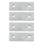 Set of 4 Reversible Aluminum Soft Jaws for 6" Vises