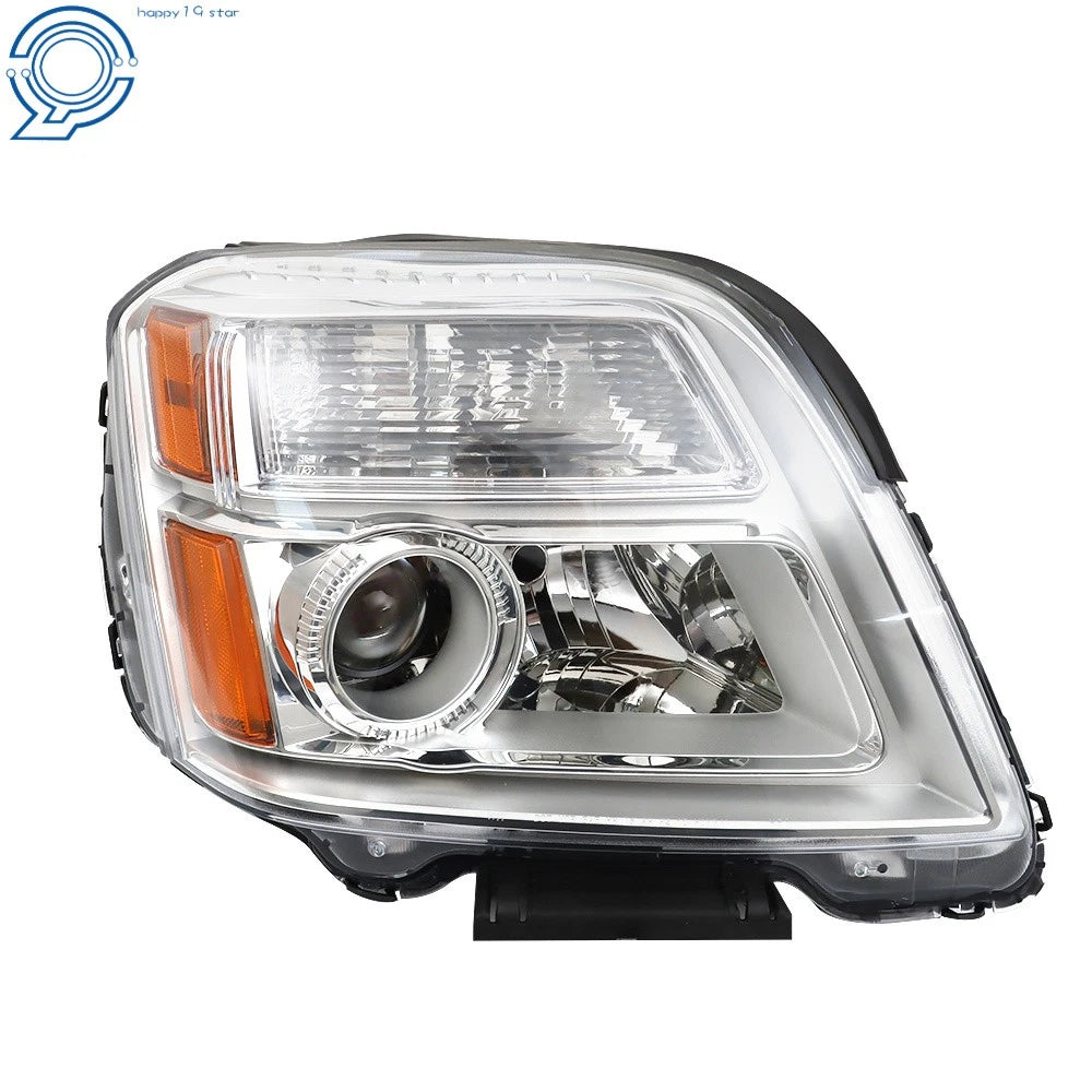 Headlight Assembly for GMC Terrain (2010-2015) with Halogen Bulb, Chrome