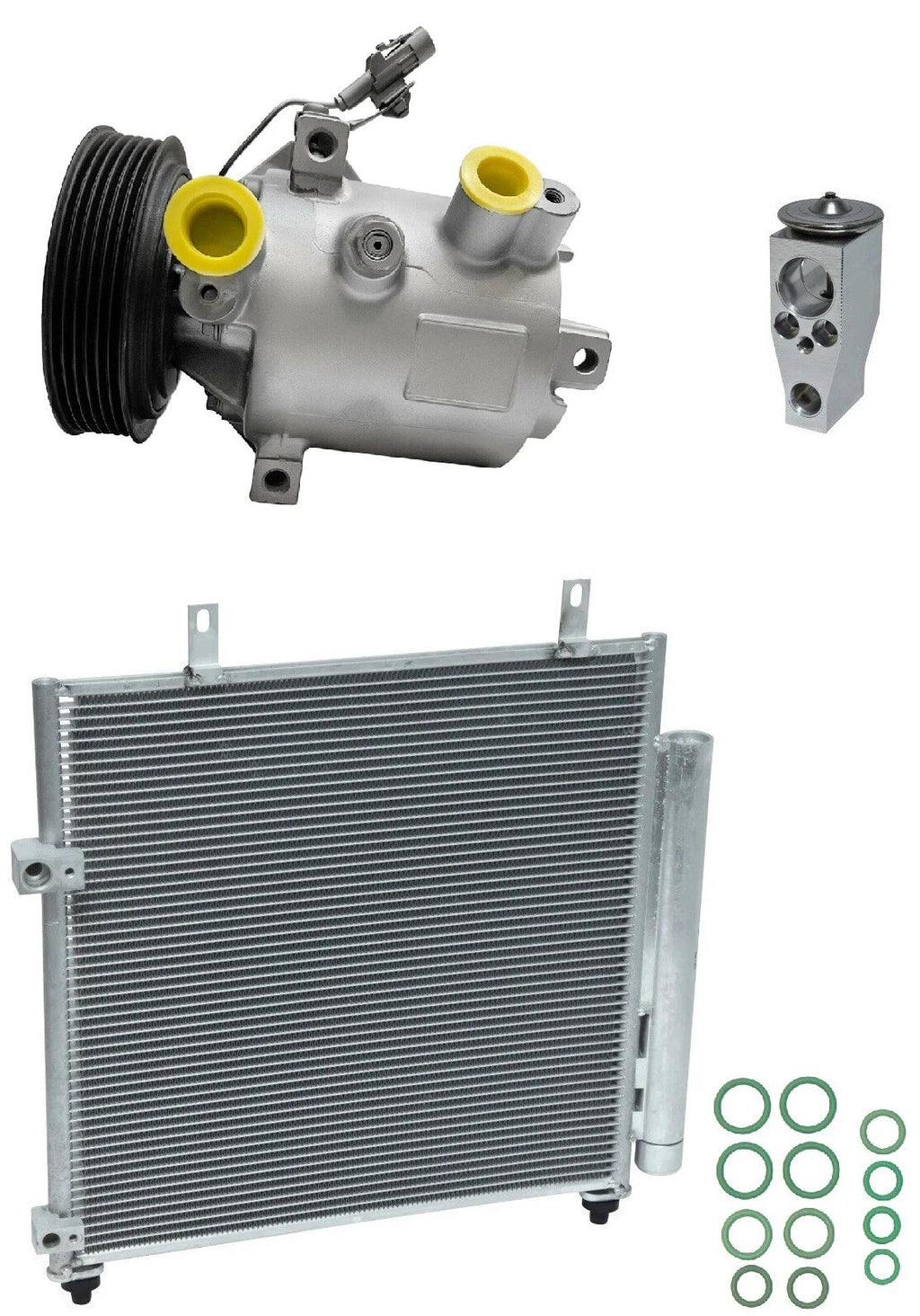 A/C Compressor Kit With Condenser for Mitsubishi Mirage 1.2L (2020–2022)