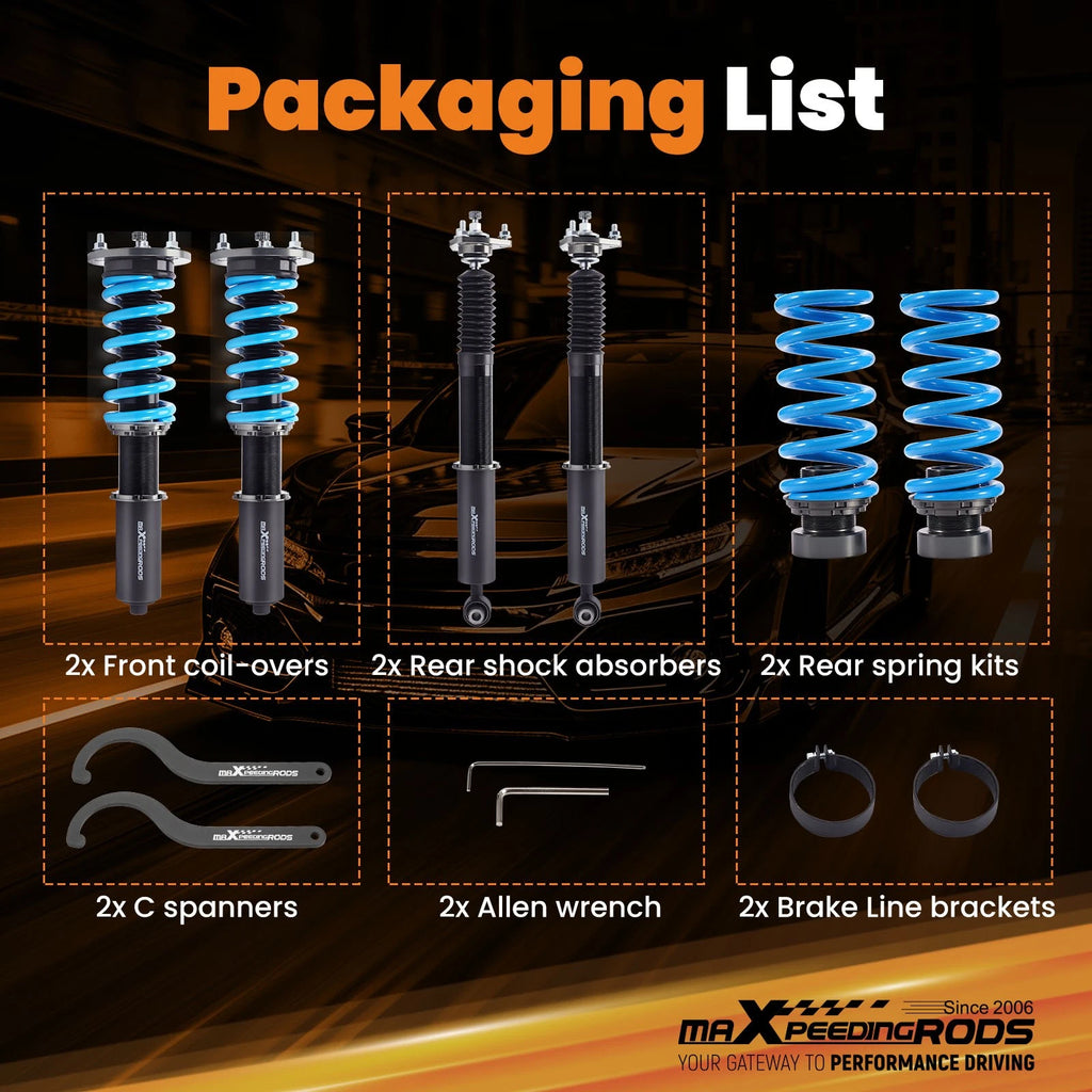 24 Step Coilovers Suspension Kit for Lexus IS250 IS350 (2014–2016)