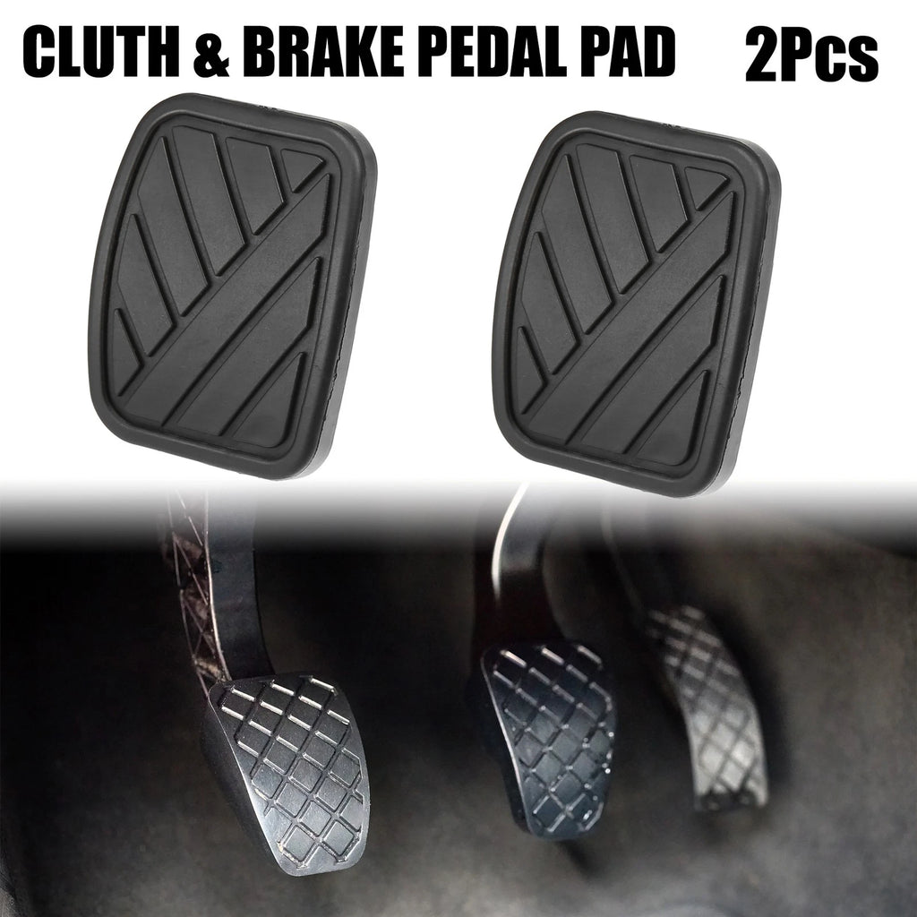 2 Pcs Anti-Slip Clutch Brake Pedal Cover for Suzuki SX4 (2007–2014) Black