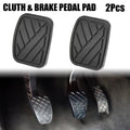 2 Pcs Anti-Slip Clutch Brake Pedal Cover for Suzuki SX4 (2007–2014) Black