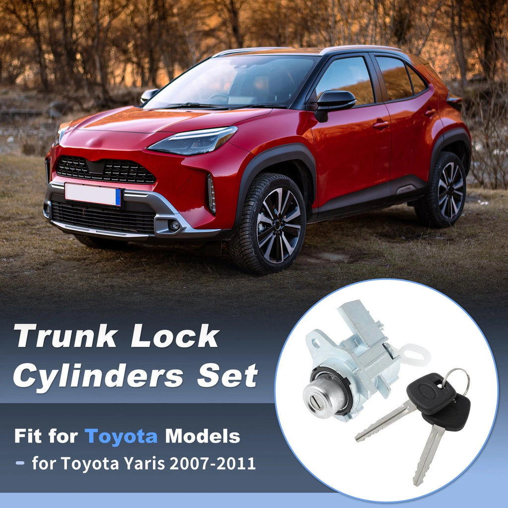 Trunk Door Lock Cylinder Kit with Keys for Toyota Yaris (2007–2011) No.6905552450