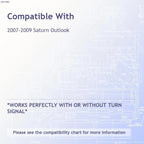 Mirror Cover Set Replacement for 2007–2009 Saturn Outlook