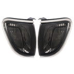 2Pcs Turn Signal Corner Light with Bulbs for Toyota Tacoma (2001–2004) Smoke Chrome