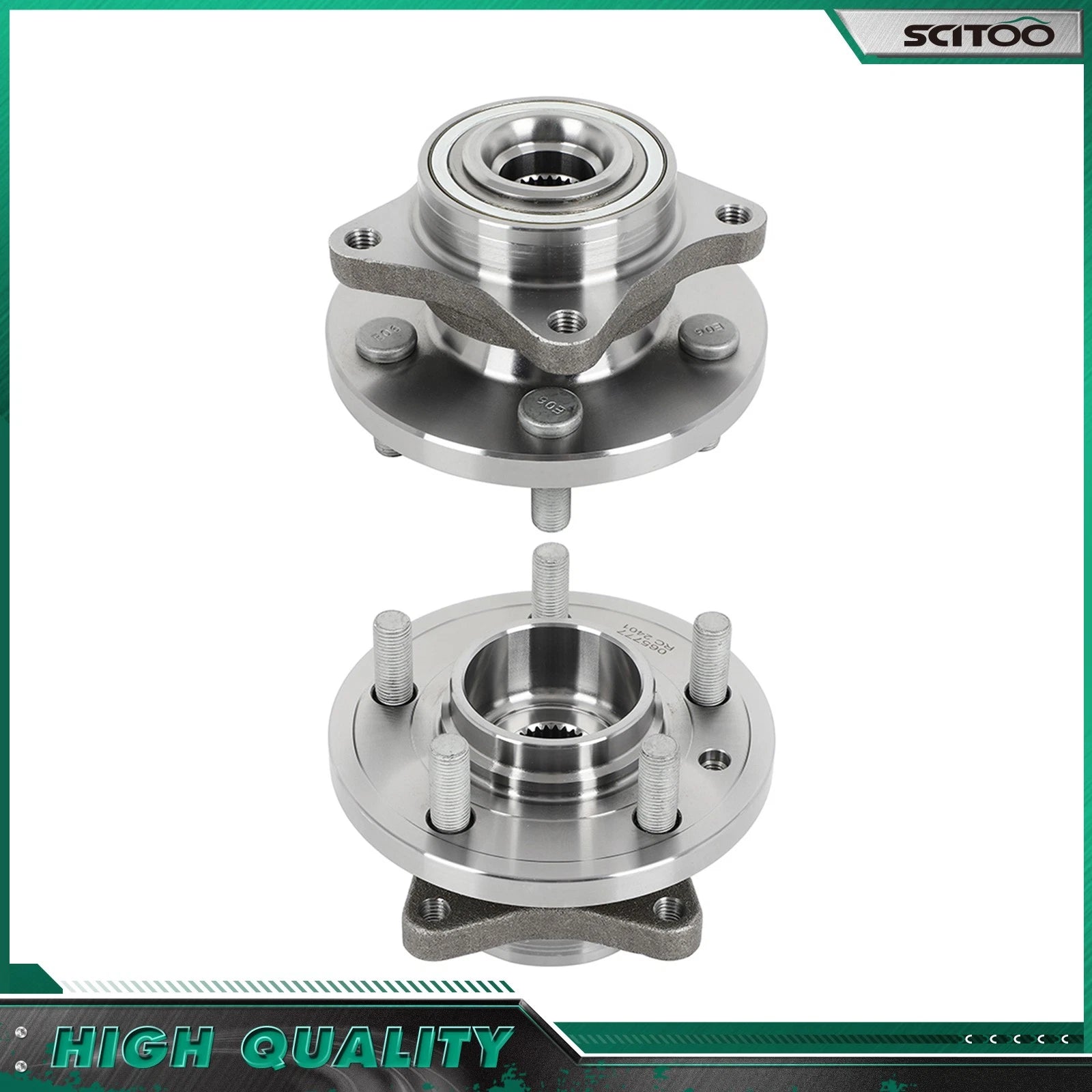2 Front Wheel Bearings for Land Rover LR3 LR4 (2010–2016)