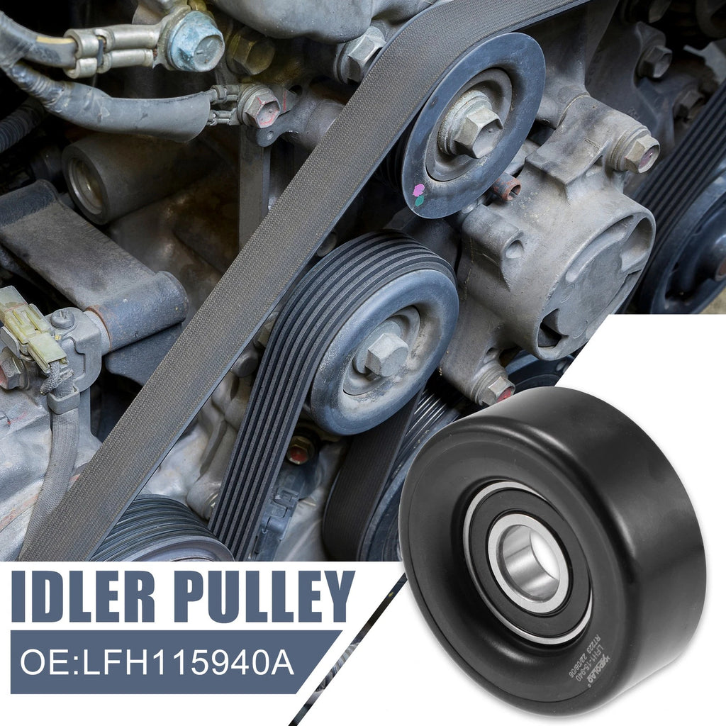 Drive Belt Idler Pulley for Mazda 3 2.3L (2007–2013) LFH115940A
