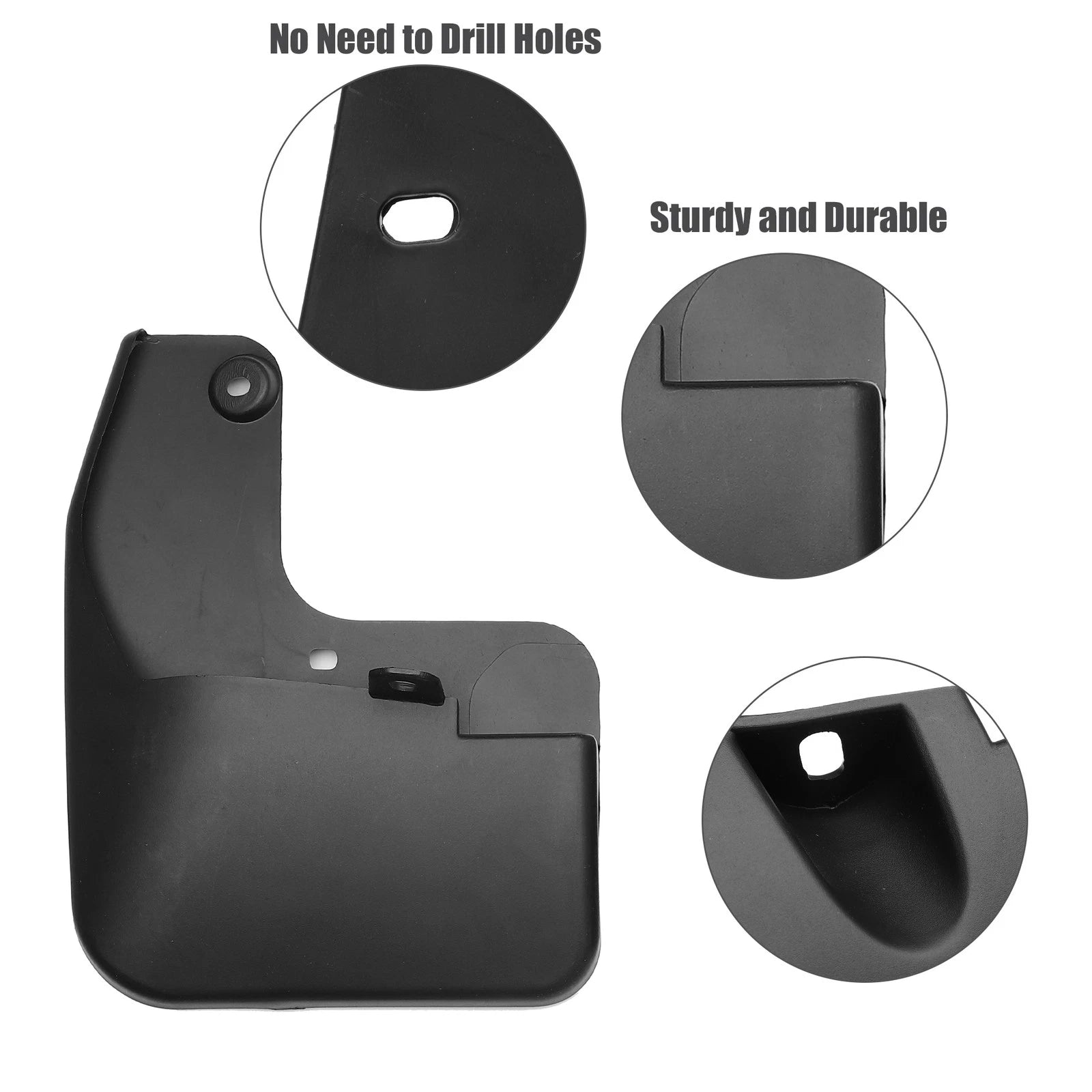Set of 4 Mud Flaps Splash Guards for Toyota RAV4 (2016–2018)