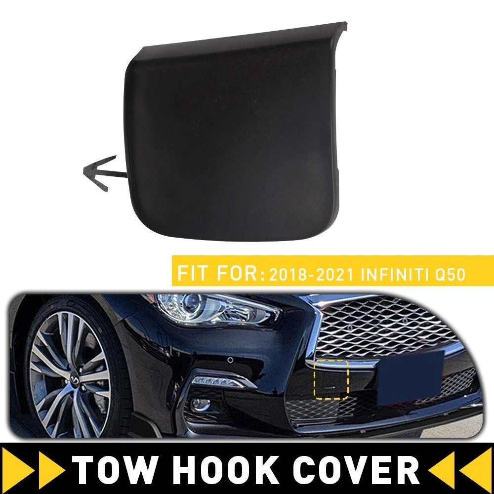 Tow Hook Eye Cover Cap for Infiniti Q50 (2018–2021) 622A1-6HH0A