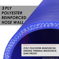 3X 12" 3-Ply Turbo Intercooler Intake Pipe Silicone Coupler Hose for