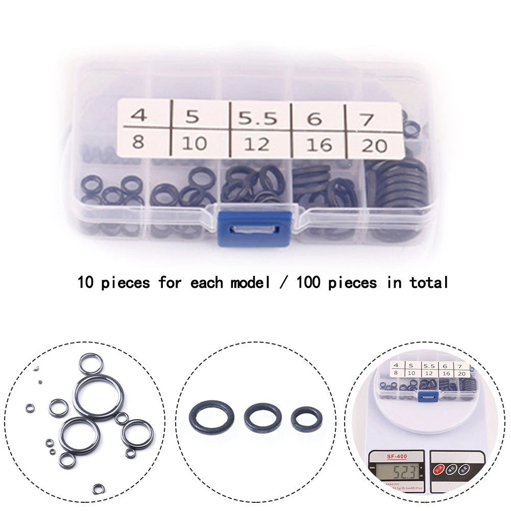 Fishing Rod Guide Ring Set of 100 Ceramic Repair Parts Tools