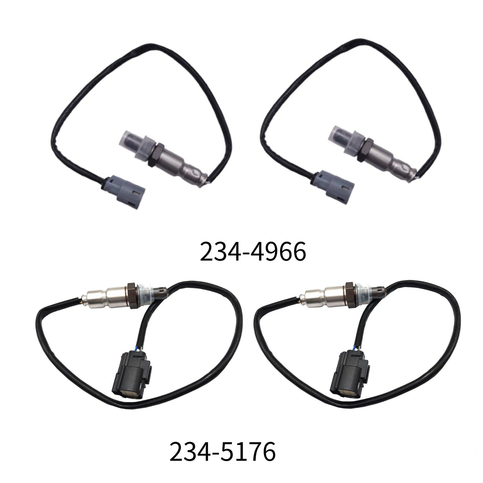 Set of 4 Oxygen Sensors for Ford E-350 (2016–2018)