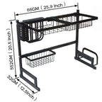 Stainless Steel Drying Rack for Kitchen Sink (Fits Most Models)