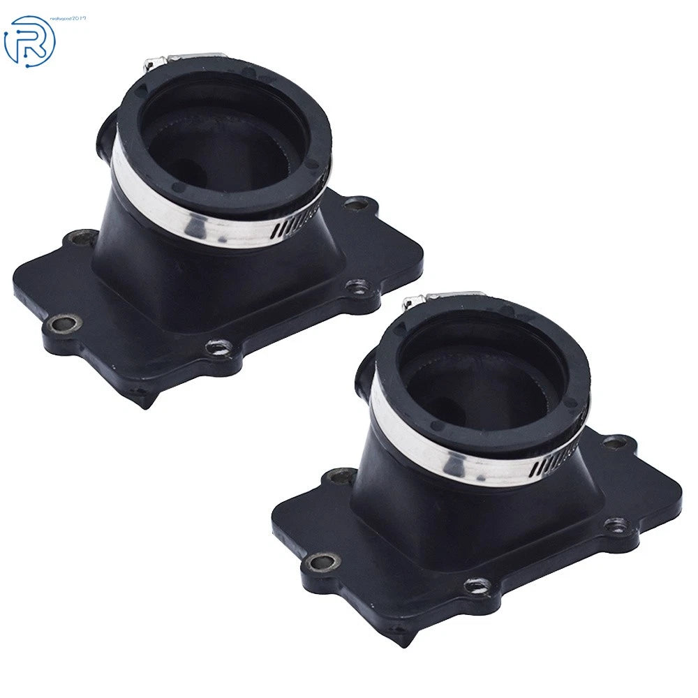 2Pcs Carburetor Intake Manifold Boots for Ski-Doo (420867882, 420867880)