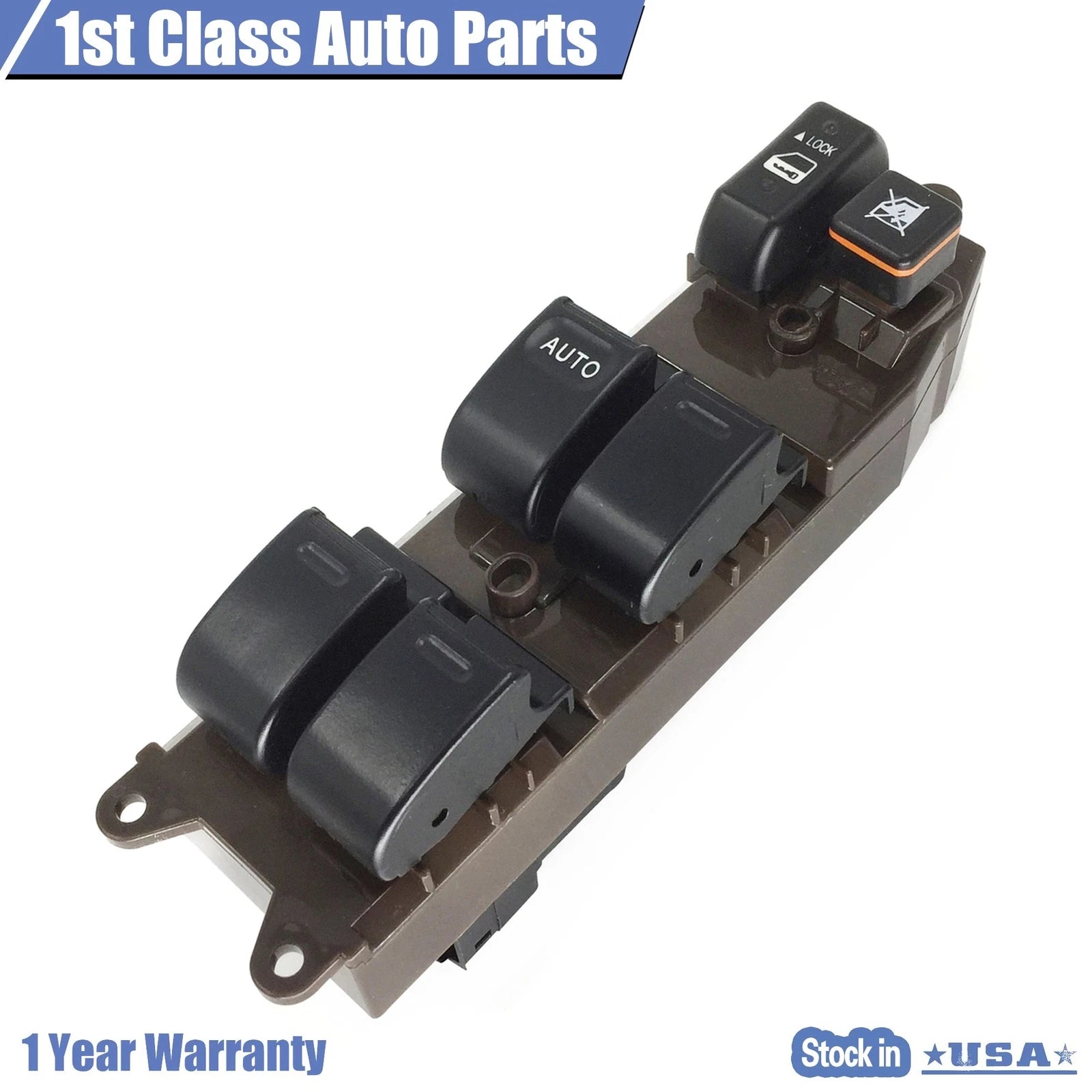 Front Left Driver Window Switch 14-Pin for Camry (2002–2006), Sienna (2004–2009), Scion (2004–2006)