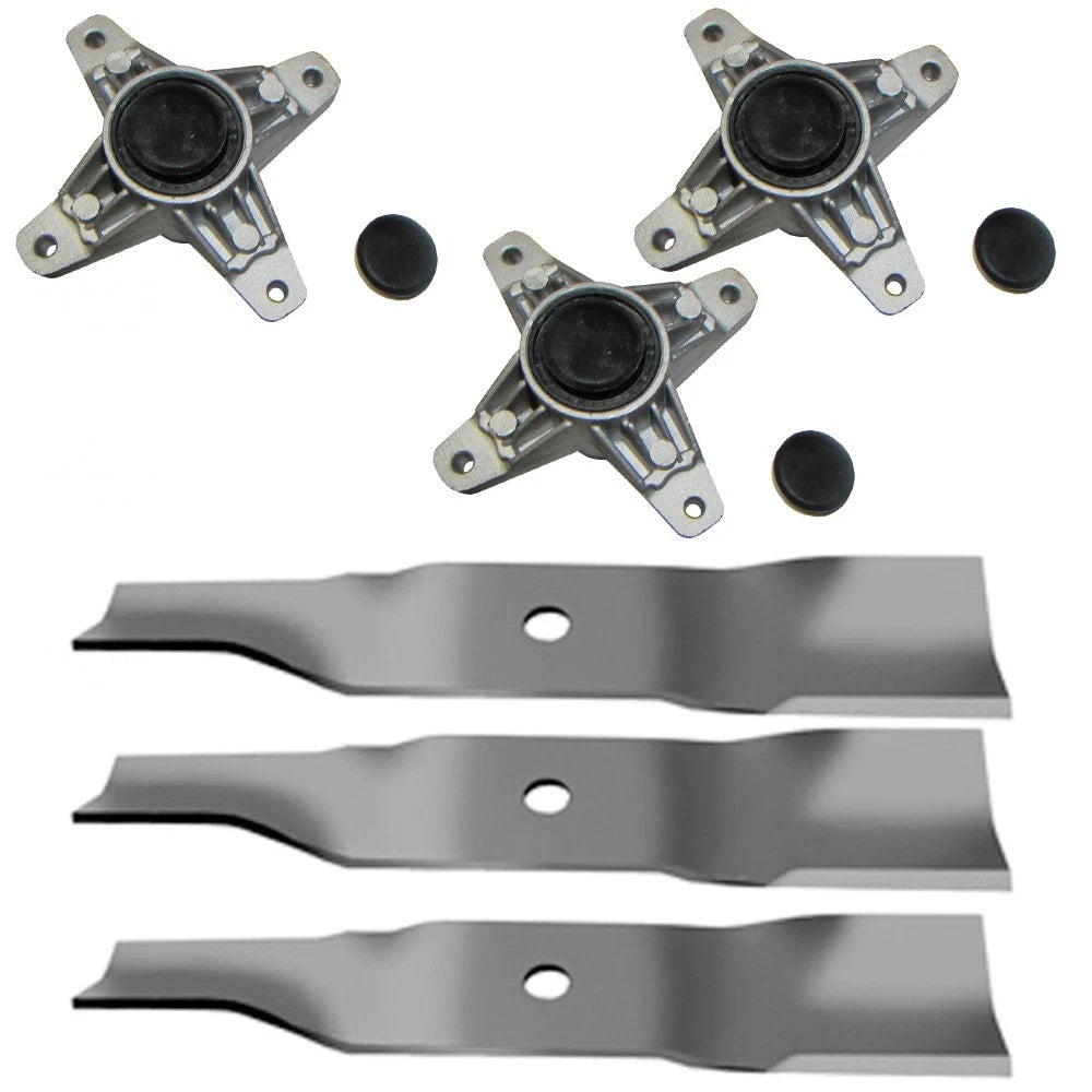 Deck Spindle Blade Kit Combo Set for Cub Cadet Enforcer Z-Force 44
