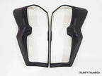 Matte Black Headlight Taillight Cover Trim for Isuzu D-Max (2020-2023)
