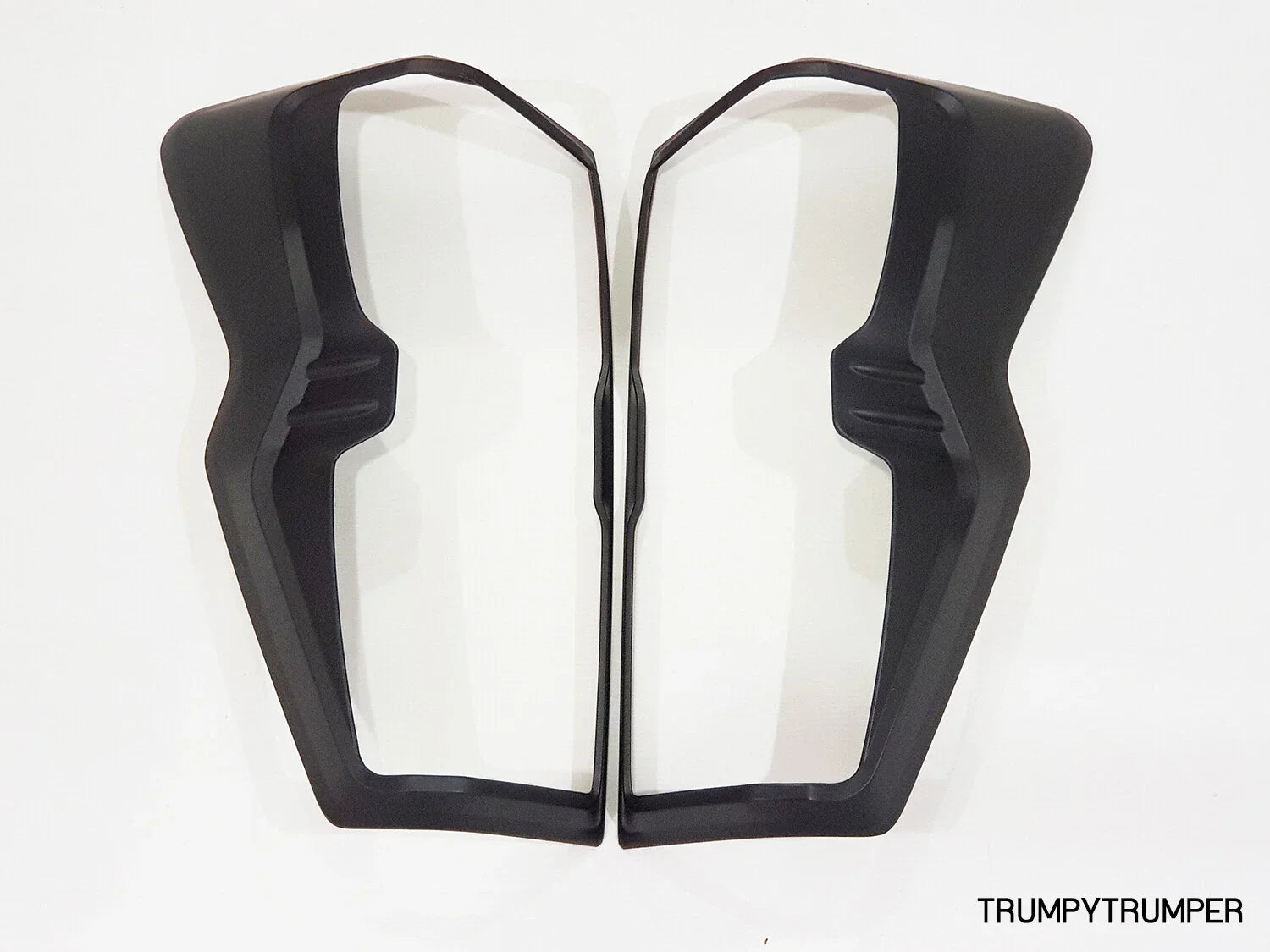 Matte Black Headlight Taillight Cover Trim for Isuzu D-Max (2020-2023)